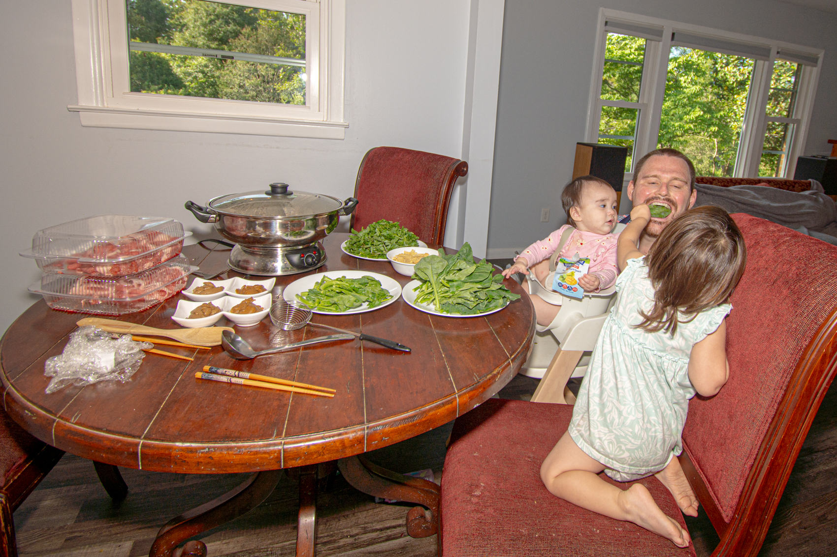 Carol Ann Feeding Paul